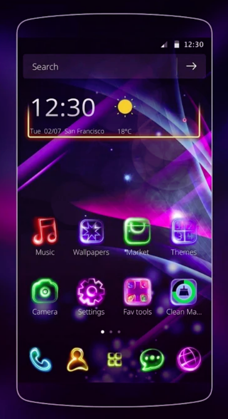 Neon Light Icon Packs Premium Screenshot 01